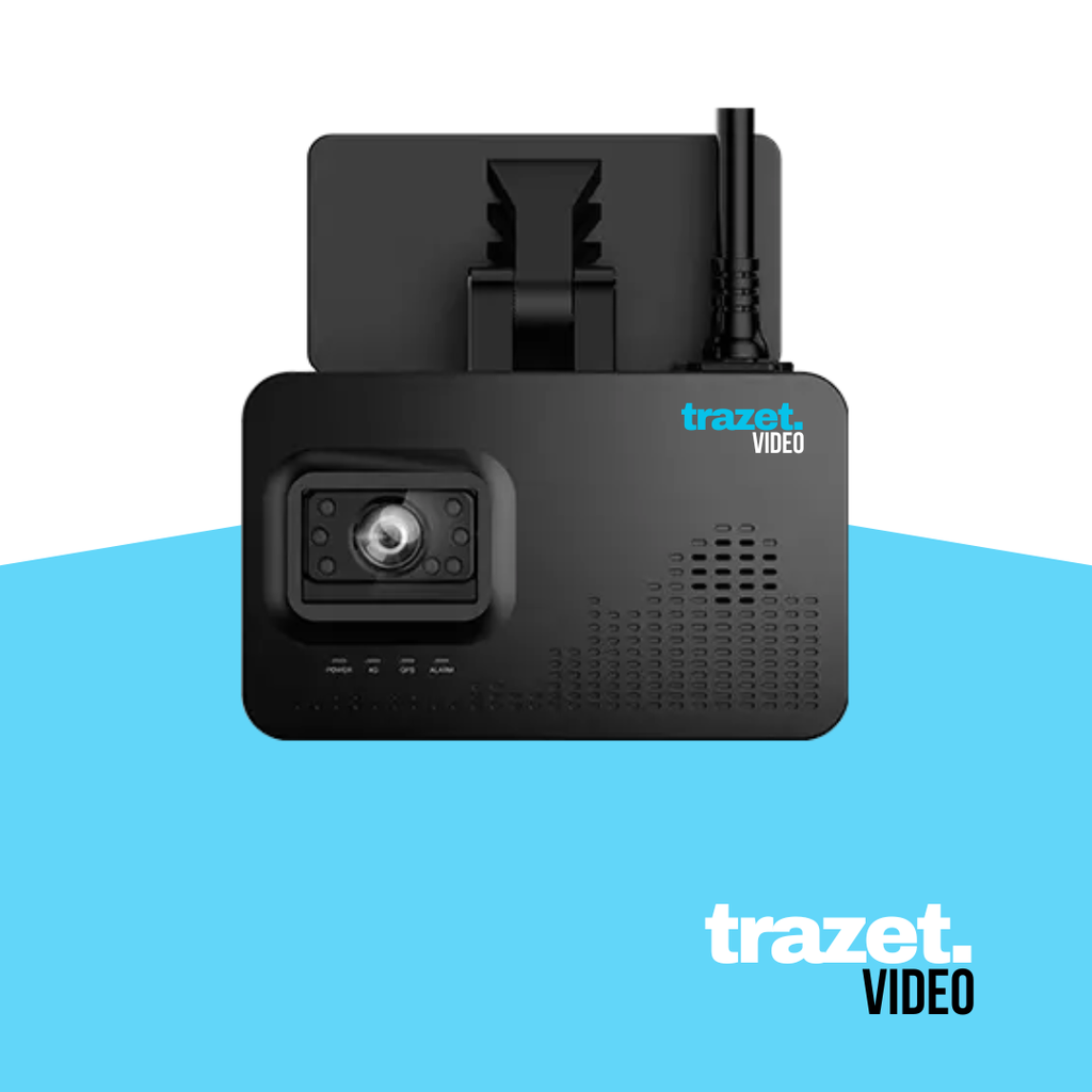 Trazet Video - Inbuilt GPS + Front View + Driver View + External Cam Port - Hardware Set