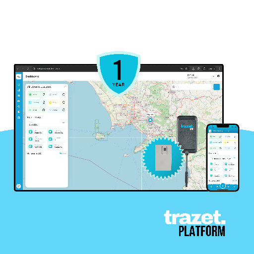 Trazet Platform & Managed IoT Connectivity for 1 year + GPS for Sri Lanka